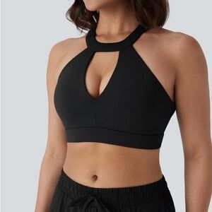 Halara SpeedWave Medium Support Cut Out Quick Dry Running Sports Bra